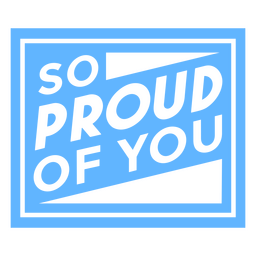 Citação motivacional orgulhosa Desenho PNG