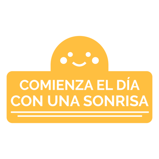 Citação motivacional de sorriso Desenho PNG