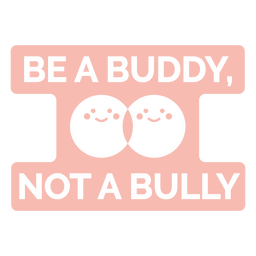 Not a bully motivational quote PNG Design Transparent PNG