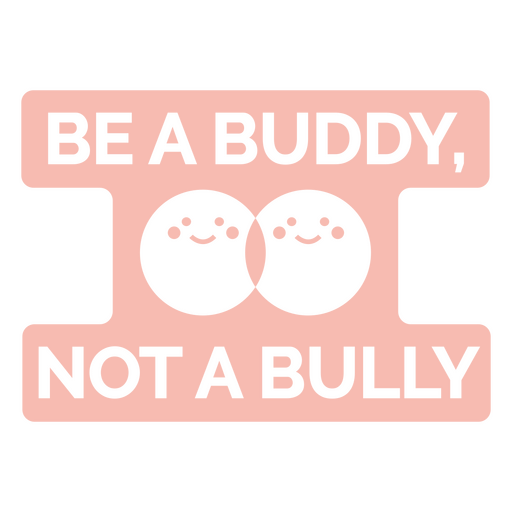 Not a bully motivational quote PNG Design