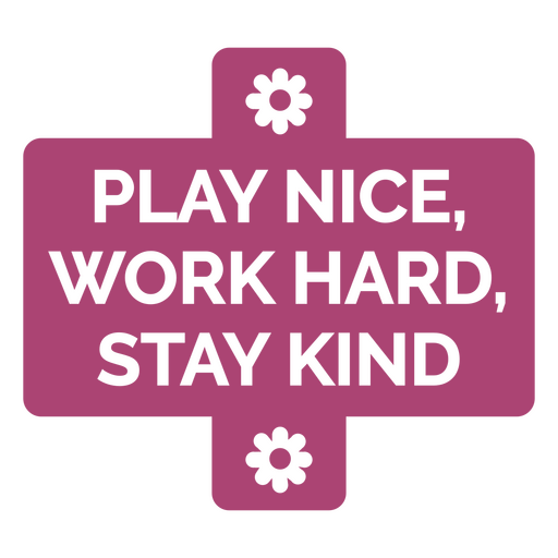 Stay kind motivational quote PNG Design