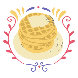 Panquecas e redemoinhos Desenho PNG
