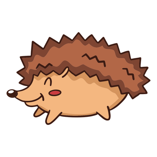 Little hedgehog cute PNG Design