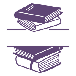 Rótulo de educação de pilha de livros Transparent PNG