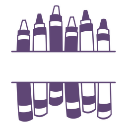 Etikett für Schulbedarf PNG-Design