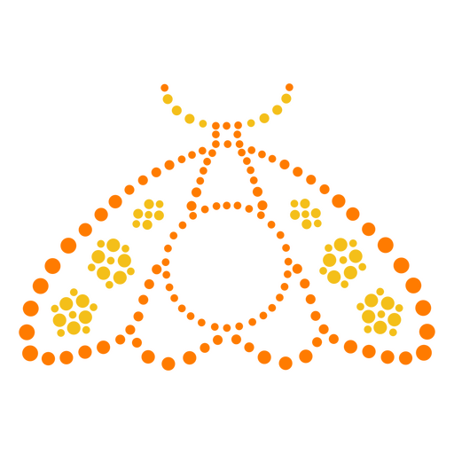 Etiqueta de puntos de insecto de luciérnaga Diseño PNG