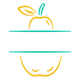 Pineapple fruit label PNG Design Transparent PNG