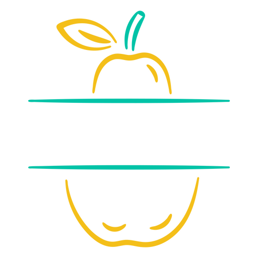 Ananas-Fruchtetikett PNG-Design