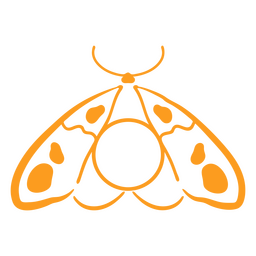 Marienkäfer fliegendes Etikett PNG-Design