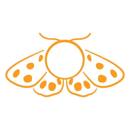 Etiqueta voladora de insecto polilla Diseño PNG