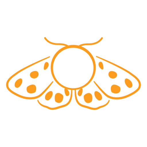 Rótulo voador de inseto de mariposa Desenho PNG