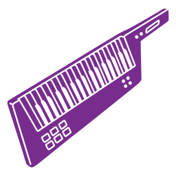 Keyboard music instrument cut out