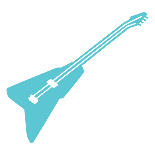 E-Gitarren-Instrument ausgeschnitten PNG-Design