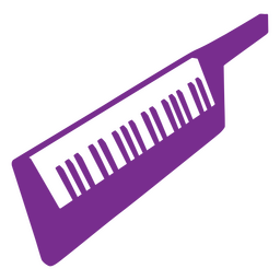 Silhueta de instrumento de música de teclado Desenho PNG