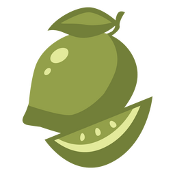 Alimento de rodaja de fruta de lima Diseño PNG