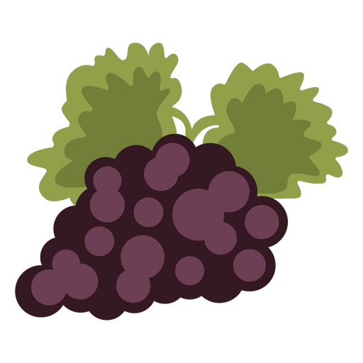 Alimentos de frutas de uvas Diseño PNG