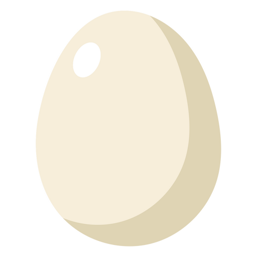 Hard boiled egg food PNG Design