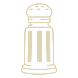 Ingrediente del salero Diseño PNG