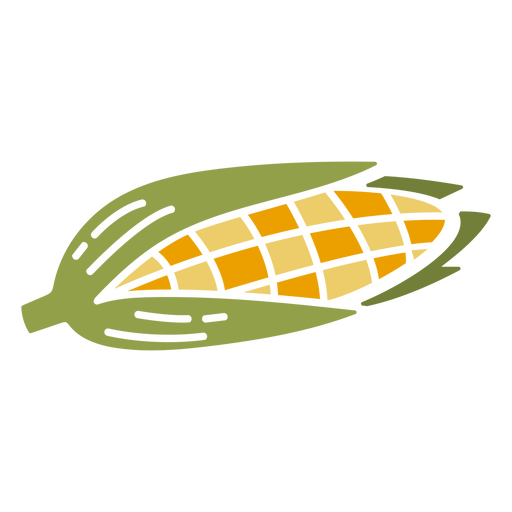 Vegetable corn cut out PNG Design