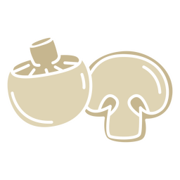 Setas de comida cortadas Diseño PNG