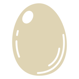 White cut out egg PNG Design Transparent PNG