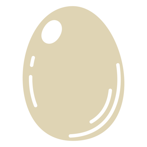 Weißes ausgeschnittenes Ei PNG-Design