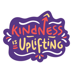 Kindness quote badge PNG Design