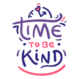 Kindness friendship badge PNG Design Transparent PNG