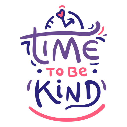 Kindness friendship badge PNG Design