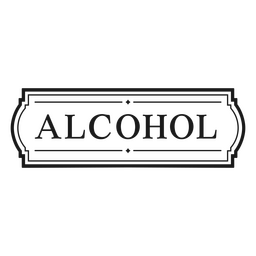 Alcohol quote label