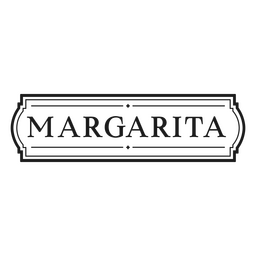 Margarita-Getränke-Zitat-Etikett PNG-Design