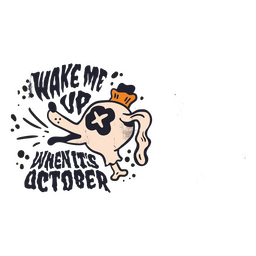 Zombie dog halloween badge PNG Design