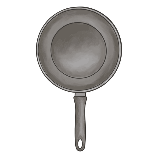 Cooking pan top-view PNG Design