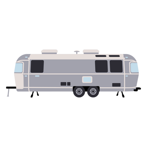 Plano de transporte de van de acampamento Desenho PNG