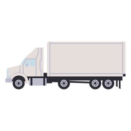 Big truck transport flat PNG Design