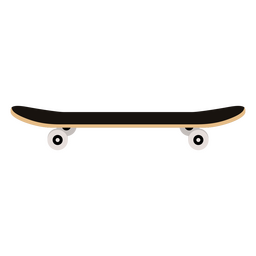 Skateboard side-view PNG Design