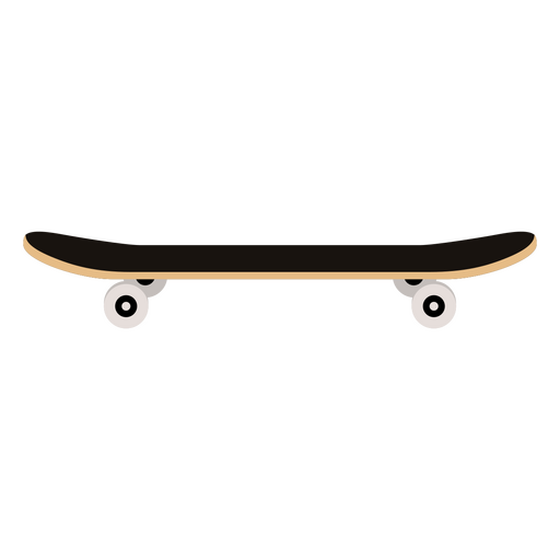 Skateboard-Seitenansicht PNG-Design