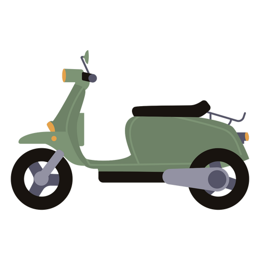 Desenho de motocicleta de scooter