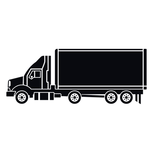 Corte de transporte de camiones grandes Diseño PNG