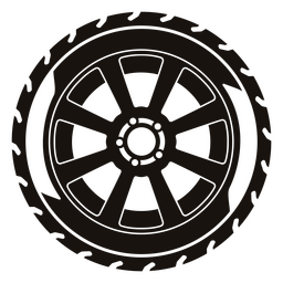 Modernes Autorad ausgeschnitten PNG-Design
