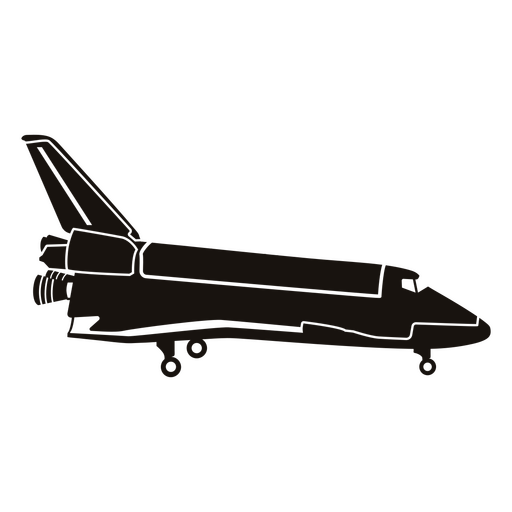 Corte de transporte aéreo de avión jet Diseño PNG
