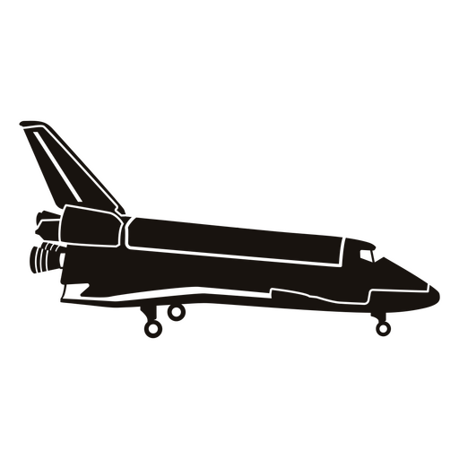 Transporte aéreo de avião a jato cortado Desenho PNG