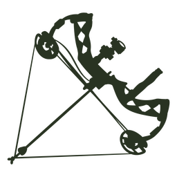 Silhouette der Armbrustmaschine PNG-Design
