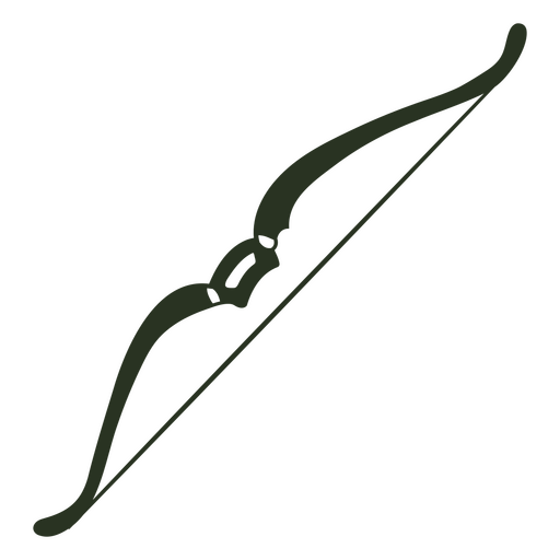 Small bow silhouette archery