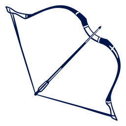 Arco Yabusame desenhado Desenho PNG