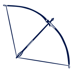 Arco Longo de Tiro com Arco Desenho PNG