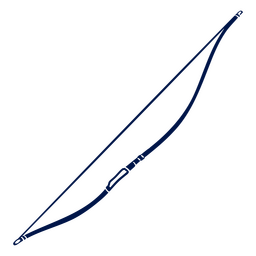 Archery Yabusame Bow PNG Design