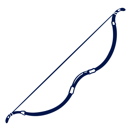 Archery Asiatic Bow PNG Design