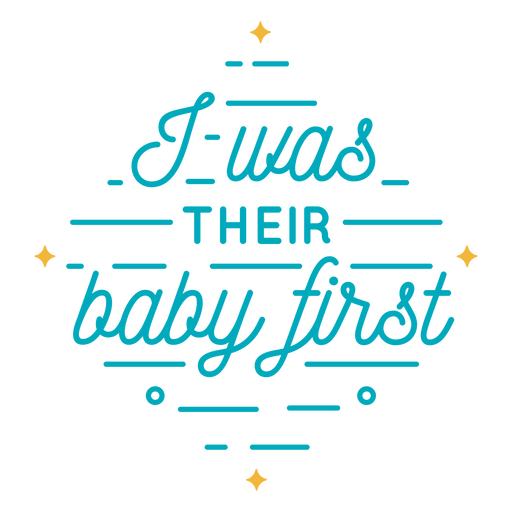 Baby dog quote lettering PNG Design