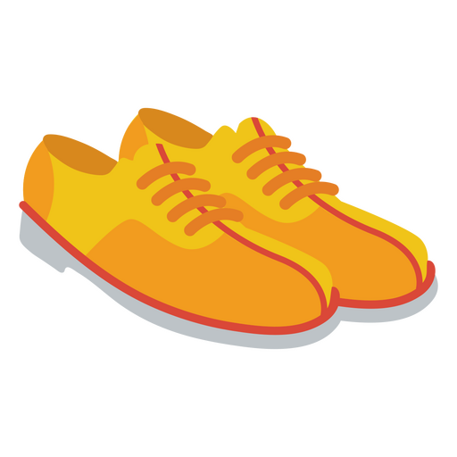 Schuhe flach Bowling PNG-Design